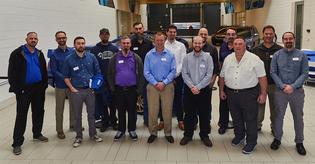 Zone Champions from across the country gather at Subaru of America, Inc. headquarters for the 2019 Subaru National Technician Competition. Zone Champions from across the country gather at Subaru of America, Inc. headquarters for the 2019 Subaru National Technician Competition.