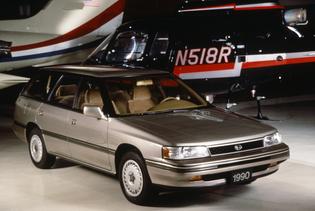 Subaru Legacy Production: 1990-Present Powered by a 2.2-liter BOXER engine with 130 hp. and 137 lb-ft. of torque First model to relocate the spare tire from the engine compartment to the trunk Available in standard, L or LS trim levels in either sedan or wagon 5-speed manual and Subaru Legacy Production: 1990-Present Powered by a 2.2-liter BOXER engine with 130 hp. and 137 lb-ft. of torque First model to relocate the spare tire from the engine compartment to the trunk Available in standard, L or LS trim levels in either sedan or wagon 5-speed manual and