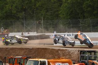 Atkinson takes contact over the jump at GRC Memphis. Atkinson takes contact over the jump at GRC Memphis.