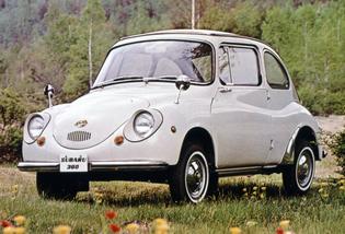 Subaru 360 Production: 1968-1969 Rear wheel drive 2-stroke, air cooled, 356 cc engine Horsepower 25, Torque: 25.4 lb-ft. 0-50 in 37.5 seconds, 1/4 mile in 28.5 seconds 66.3 mpg Subaru 360 Production: 1968-1969 Rear wheel drive 2-stroke, air cooled, 356 cc engine Horsepower 25, Torque: 25.4 lb-ft. 0-50 in 37.5 seconds, 1/4 mile in 28.5 seconds 66.3 mpg